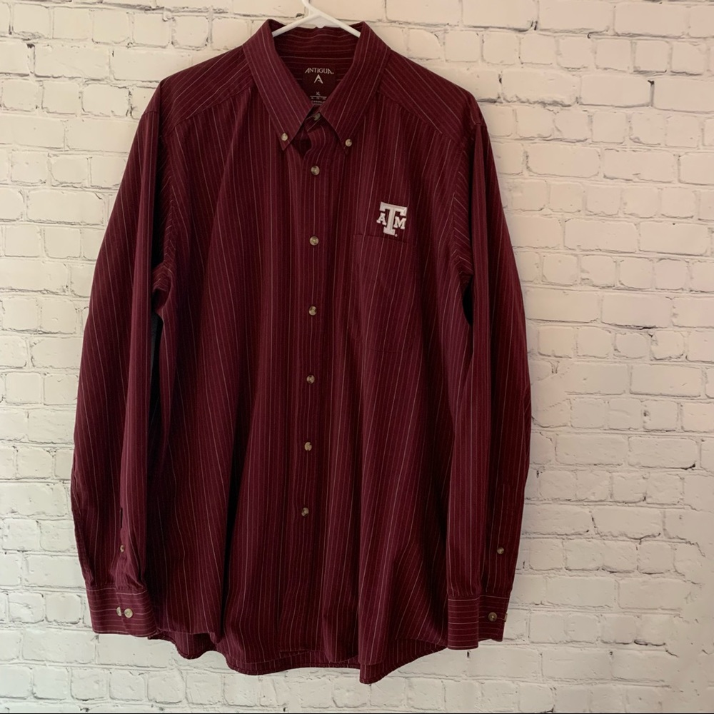 Texas A&M University men’s long sleeve button down shirt | size Extra Large - Picture 1 of 10